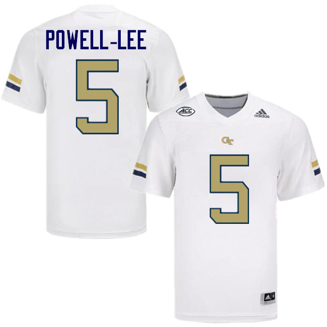 Clayton Powell-Lee Georgia Tech Jerseys,Georgia Tech Yellow Jackets College Football Uniforms-White Clayton Powell-Lee Georgia Tech Jerseys,Georgia Tech Yellow Jackets College Football Uniforms-White